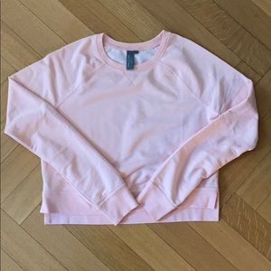 Sweaty Betty cropped LS top